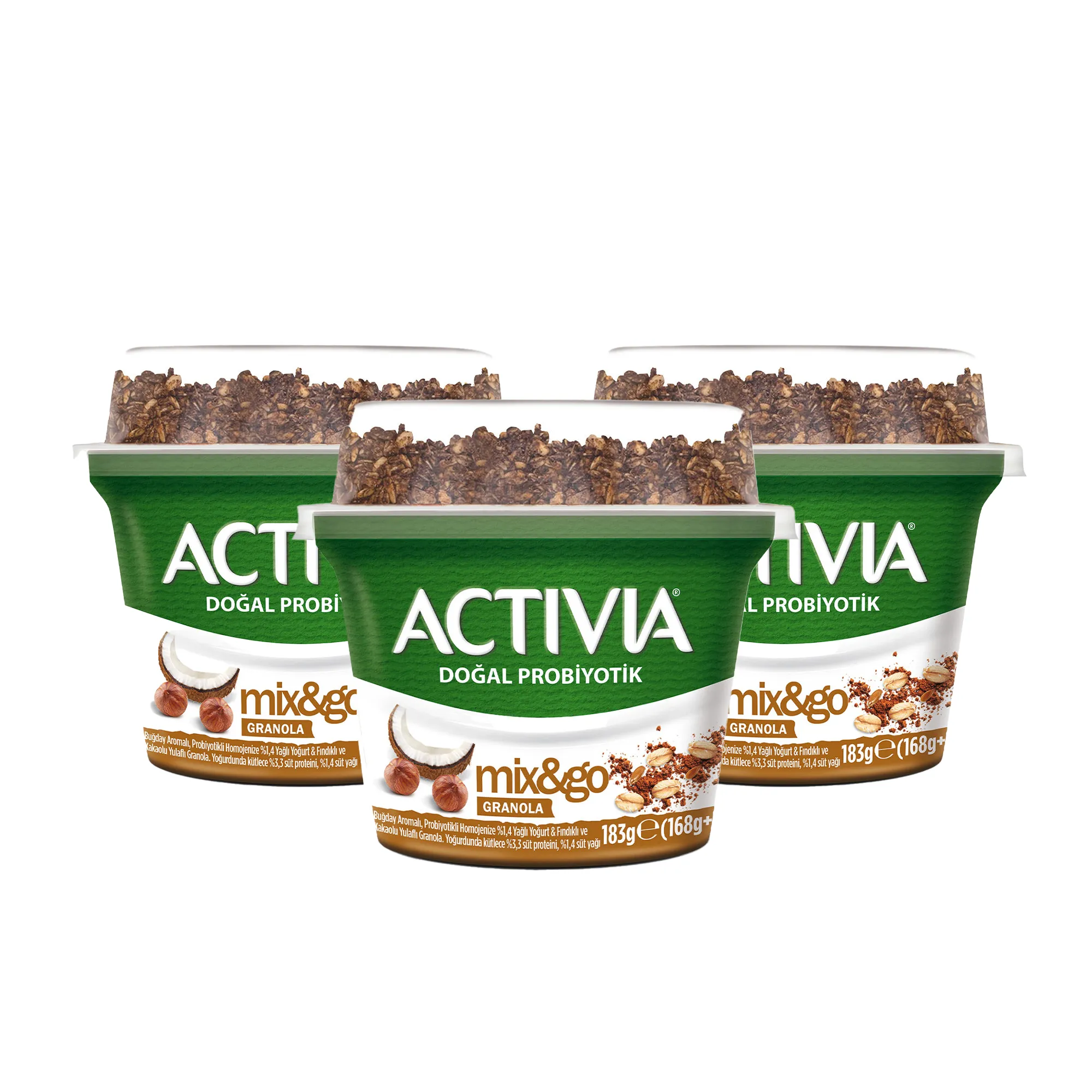 Activia Mix & Go Kakao Fındık