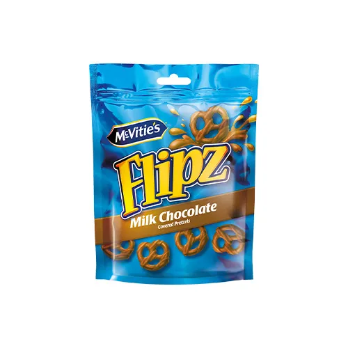 Mcvitie's Flipz Milk Chocolate Coated Pretzels