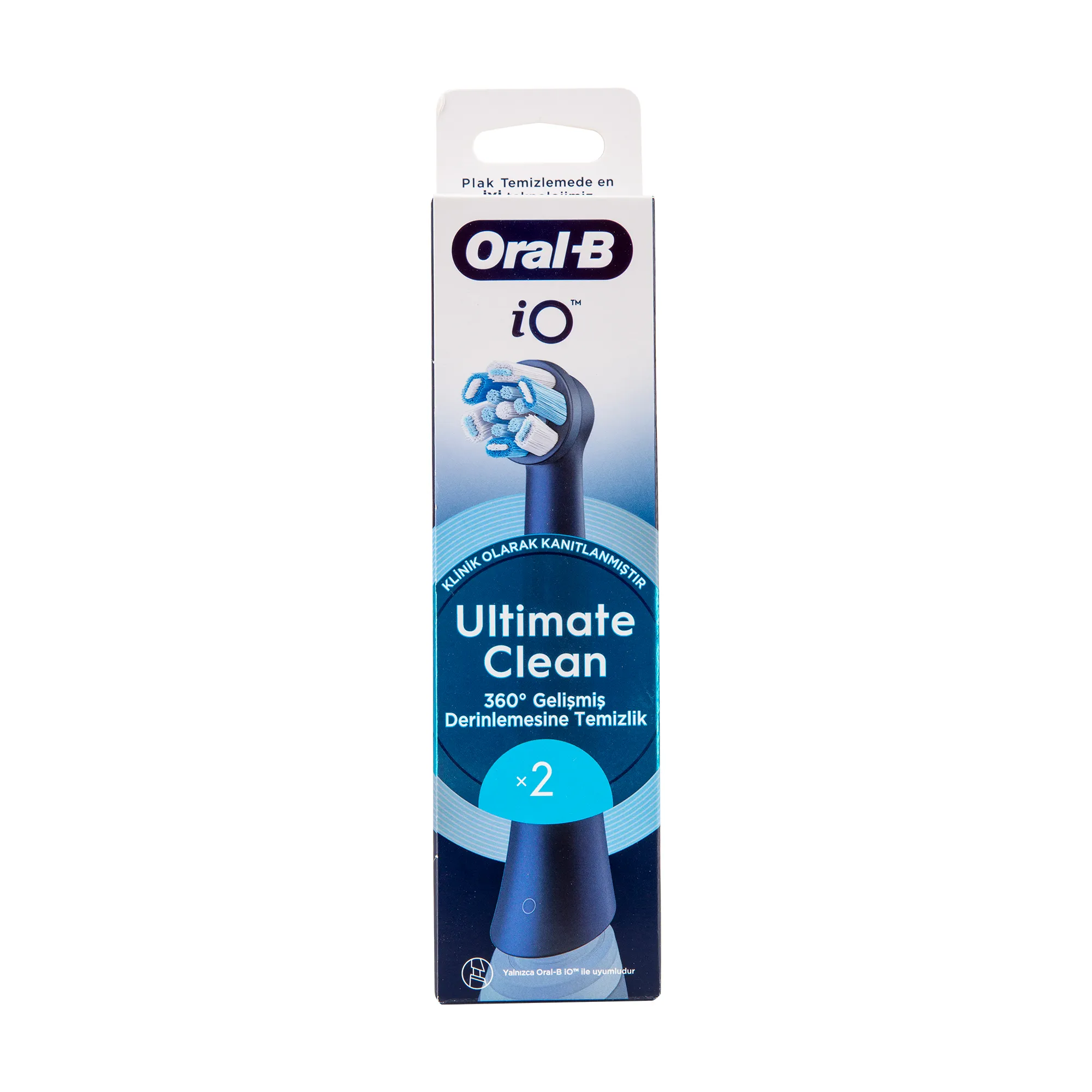 Oral-B iO Ultimate Clean Siyah Diş Fırçası Başlığı