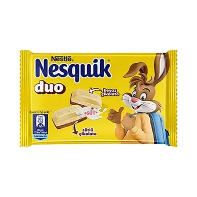 Nestle Nesquik Duo Kare Çikolata