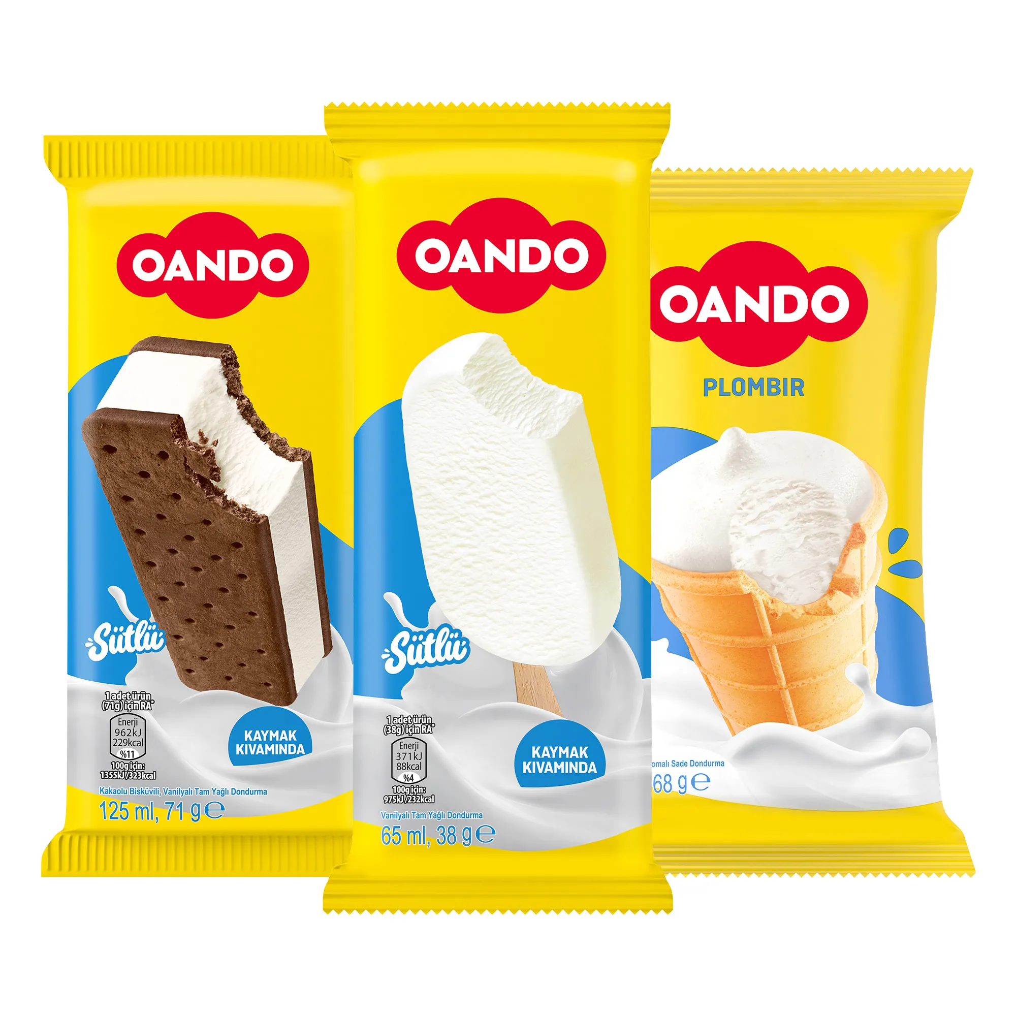 Oando Karışık Dondurma Paketi