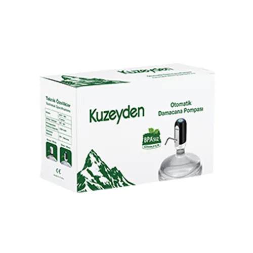 Kuzeyden BPA'sız Şarjlı Damacana Pompası Siyah