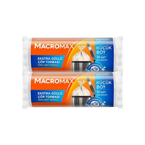Macromax Küçük Boy Çöp Torbası İkilisi