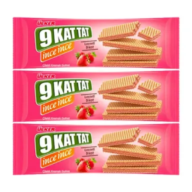 Ülker 9 Kat Tat İnce İnce Çilekli