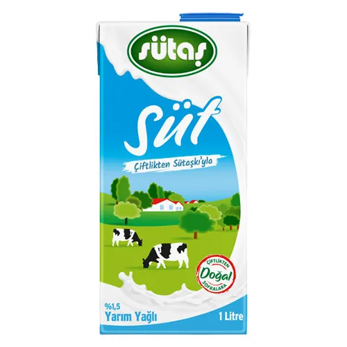 Sütaş Yarım Yağlı Süt