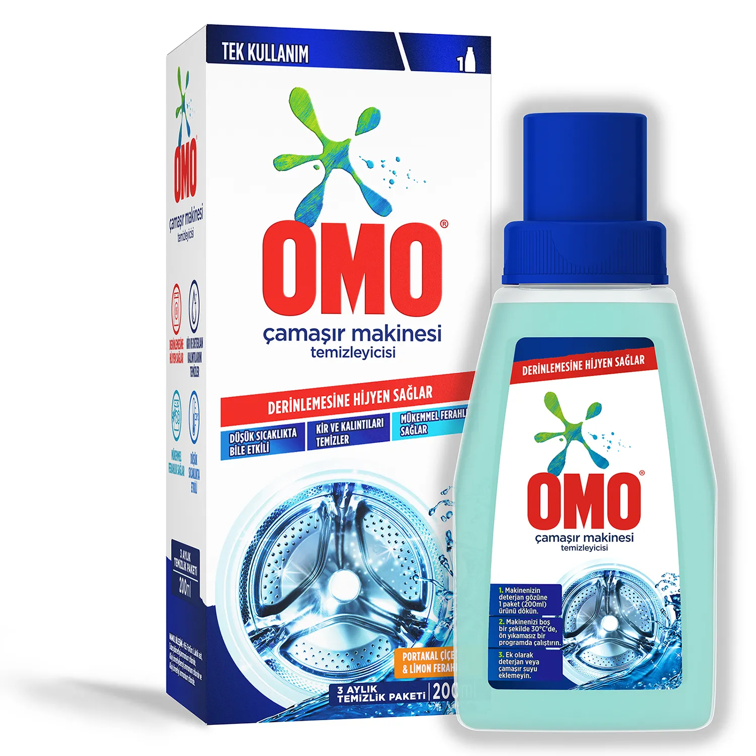 Omo Çamaşır Makinesi Temizleyici