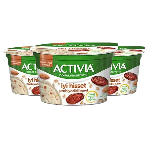 Activia Bowl Hurma & Yulaf & Badem