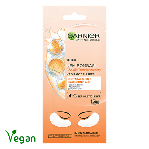 Garnier Nem Bombası Göz Altı Torbalarına Karşı Kağıt Göz Maskesi