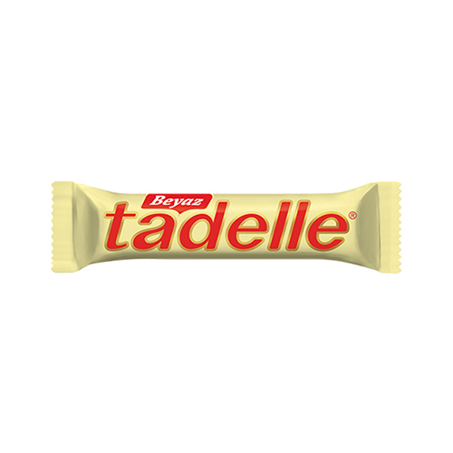 Tadelle Beyaz Çikolata Kaplı Fındık Dolgulu Sütlü Çikolata