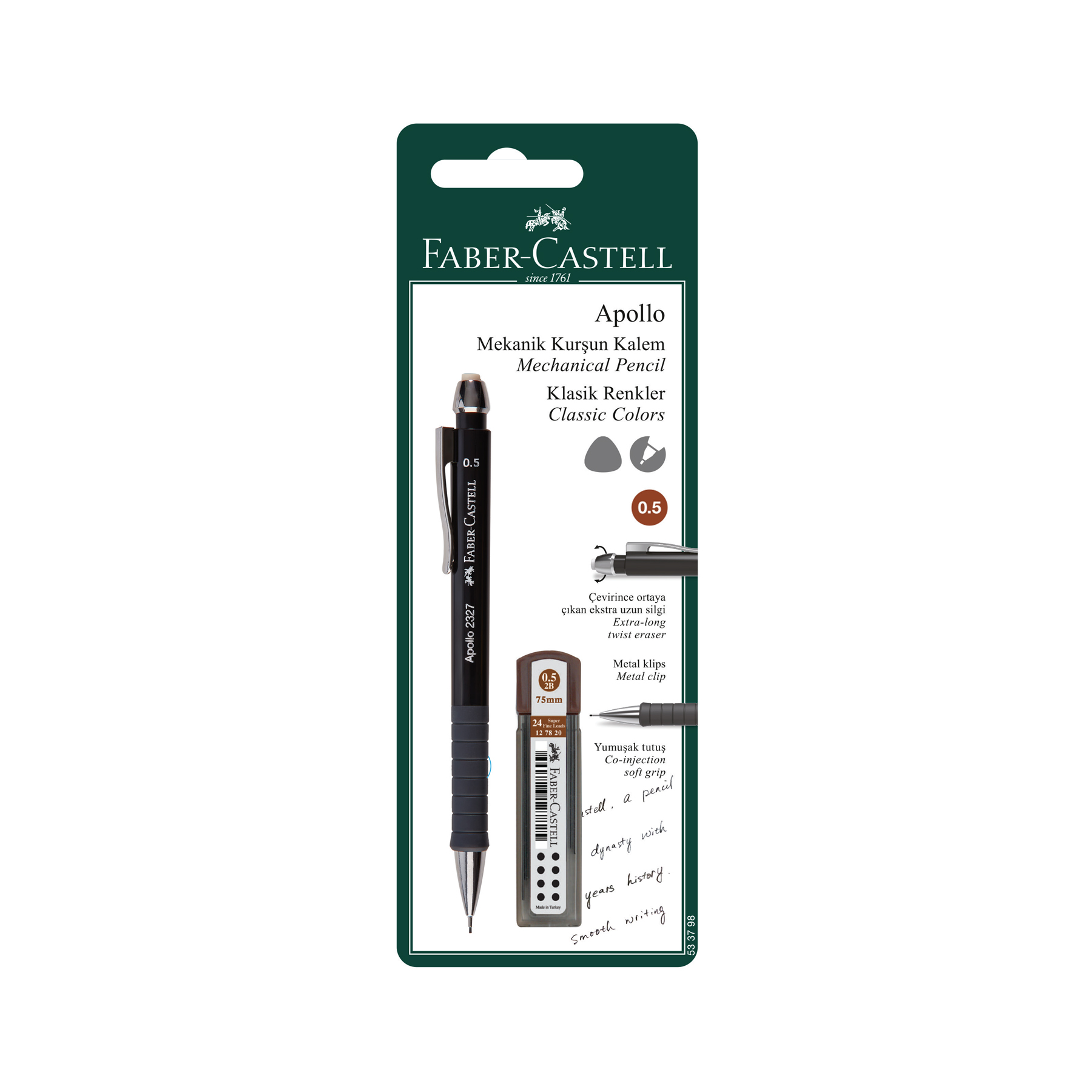 Faber Castell Apollo Mekanik Kurşun Kalem & 2B Kalem Ucu