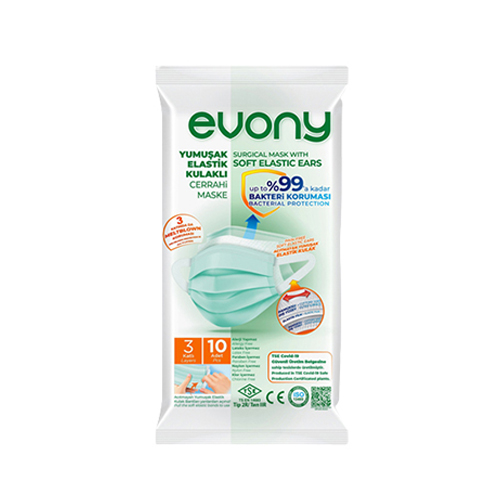 Evony 3 Katlı Cerrahi Maske