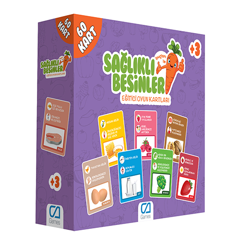 Sağlıklı Besinler Eğitici Kutu Oyunu