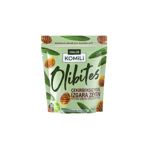 Komili Olibites Çekirdeksiz Izgara Yeşil Zeytin