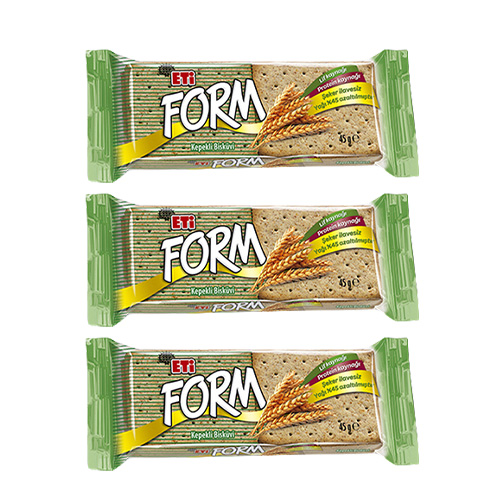 Eti Form Kepekli Bisküvi