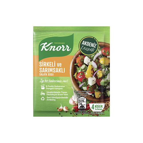 Knorr Sirkeli ve Sarımsaklı Salata Sosu