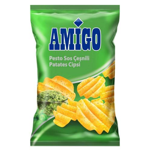 Amigo Pesto Sos Çeşnili Patates Cipsi 200 Gr