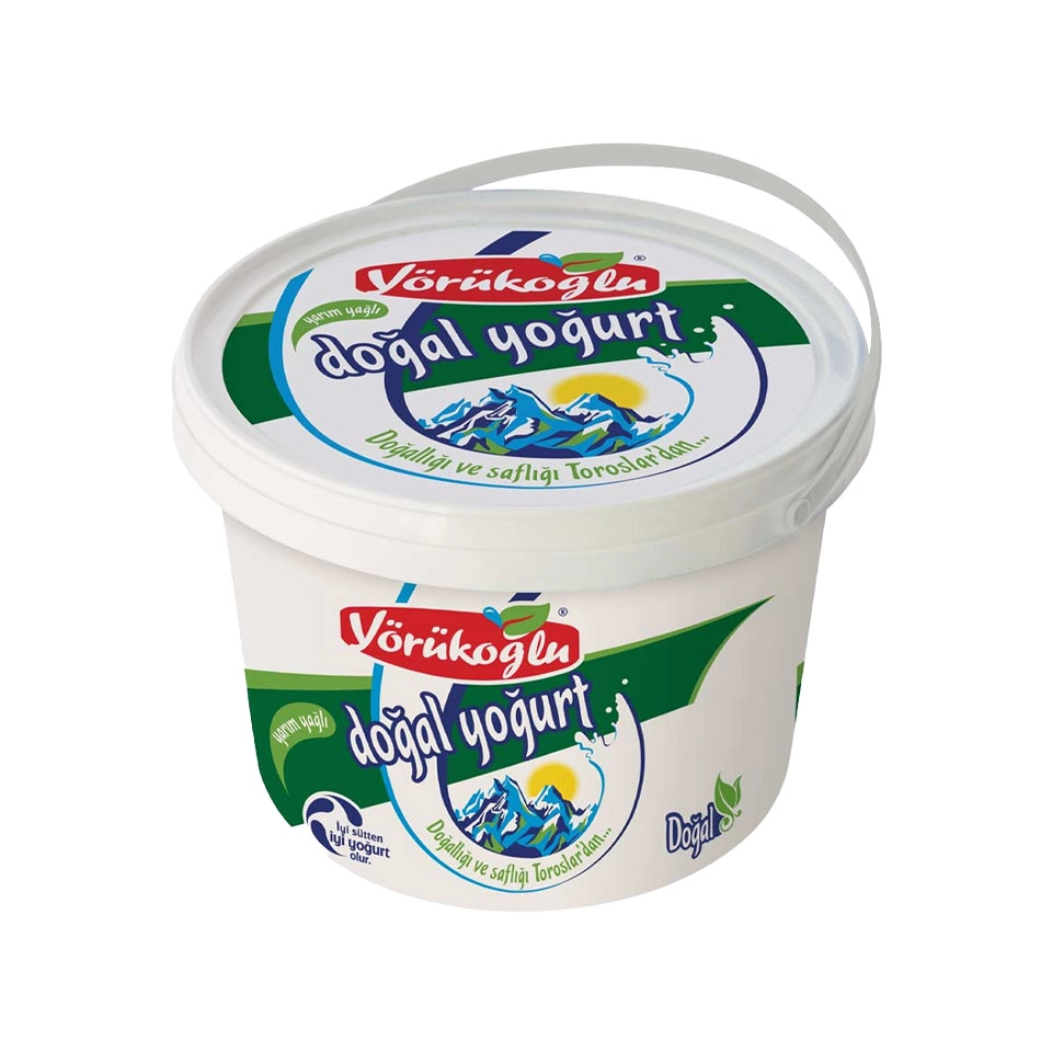 Yörükoğlu Yarım Yağlı Yoğurt 2 Kg