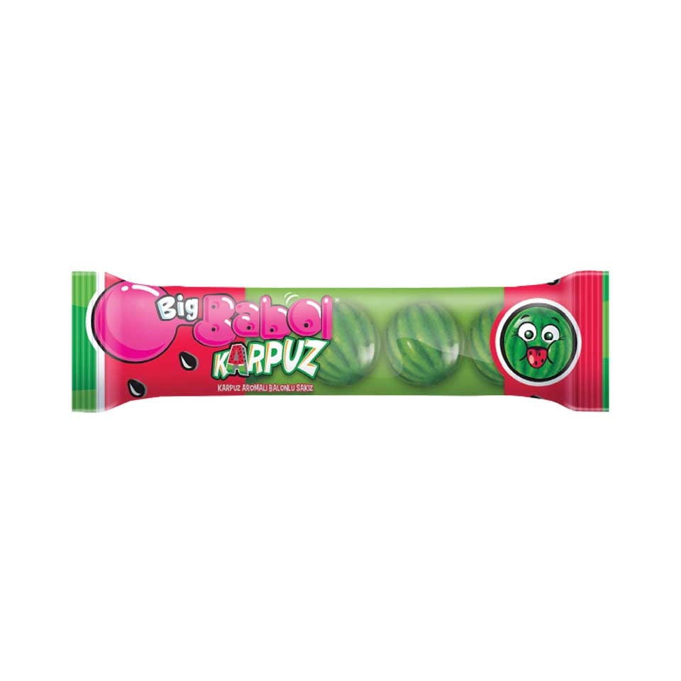 Big Babol Fruit Mix Karpuz Aromalı Sakız 20 G