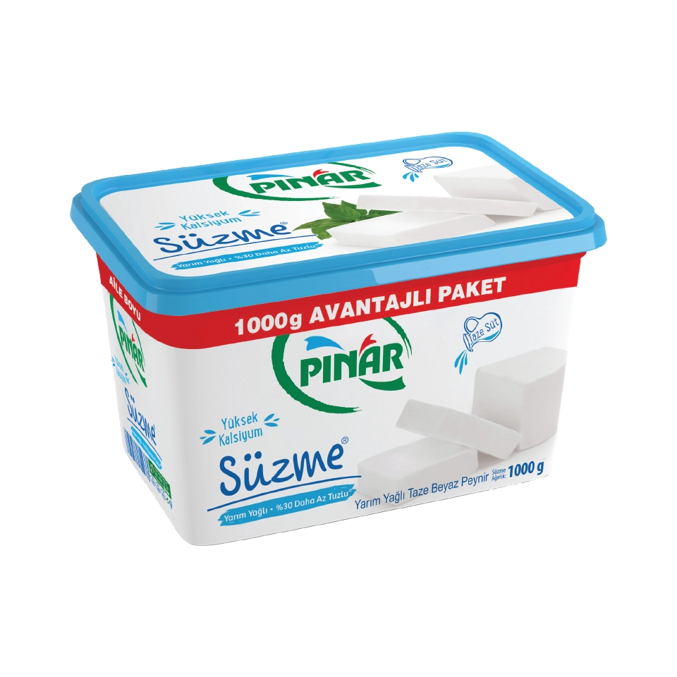 Pınar Yarım Yağlı Süzme Peynir 1 Kg