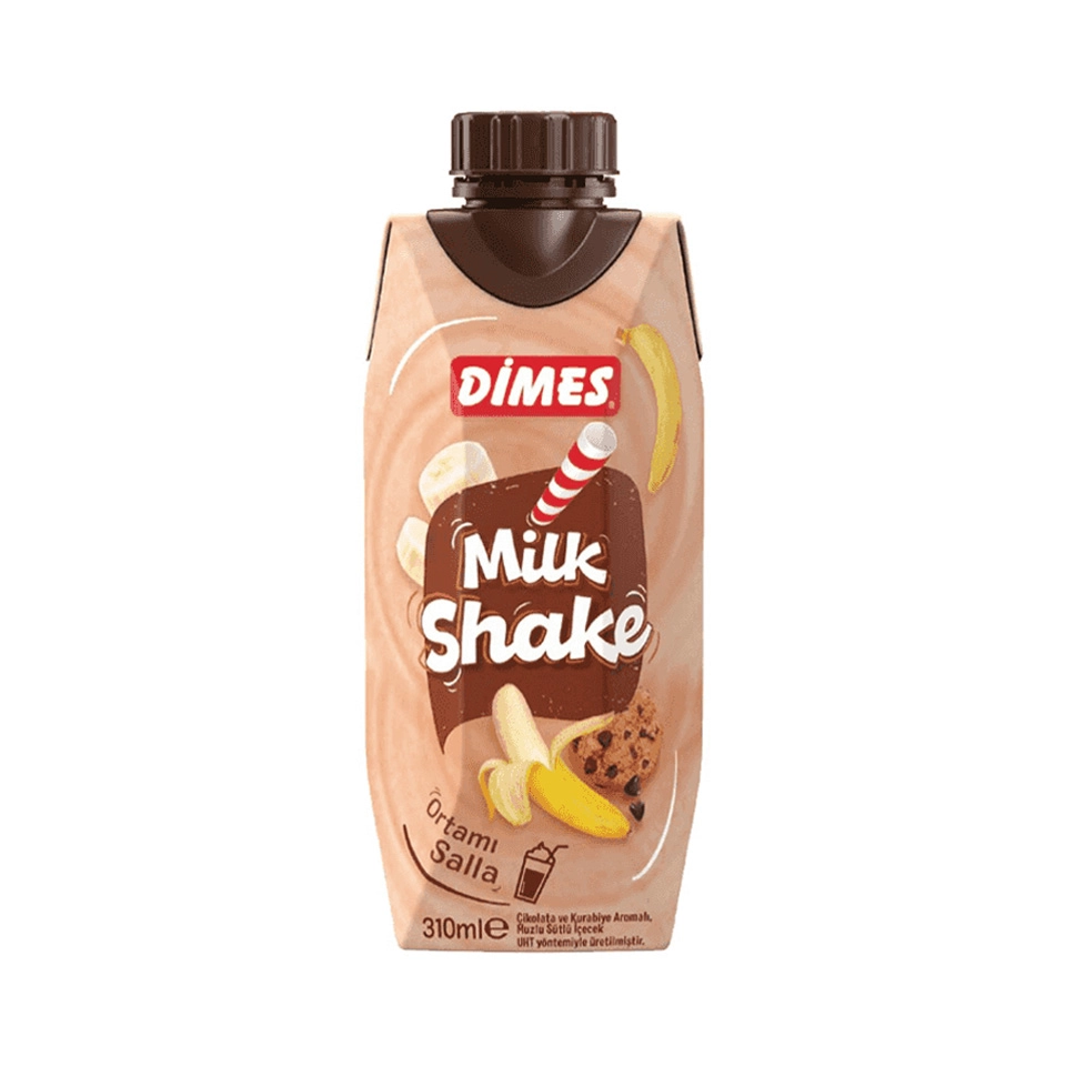 Dimes Sütlü İçecek Muz Kurabiye Milkshake 310 ml