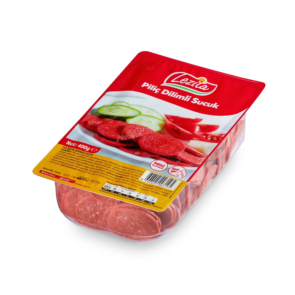 Lezita Dilimli Piliç Sucuk 400 g