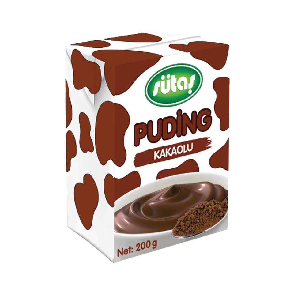 Sütaş Hazır Tatlı Kakaolu Puding 200 G