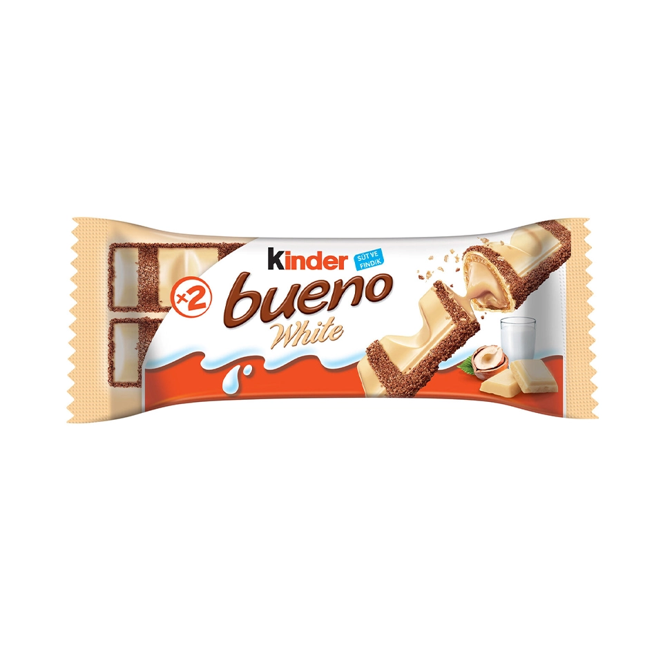 Kinder Bueno Beyaz Çikolata 39 G