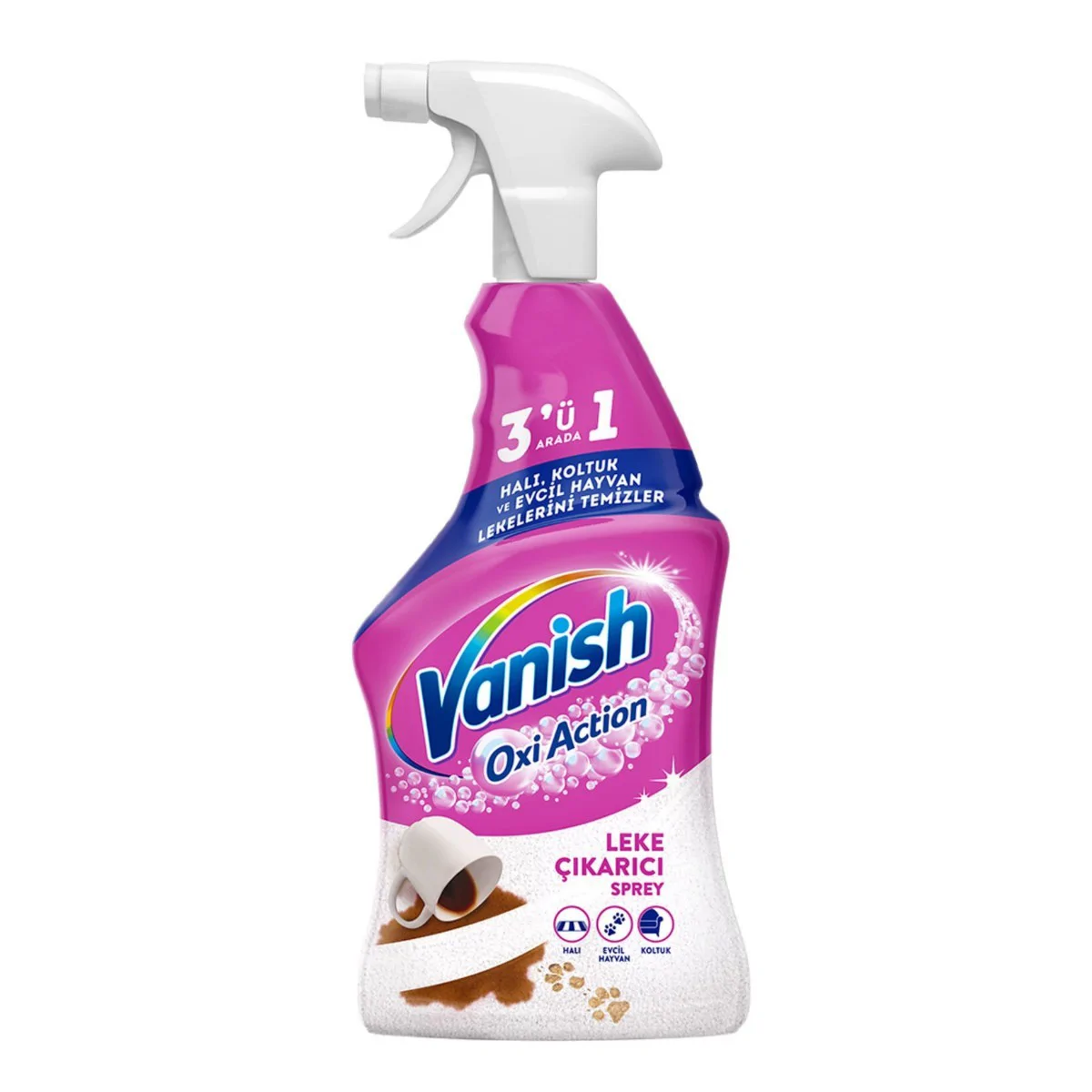 Vanish Kosla Oxi Action Halı ve Döşemeler İçin Leke Çıkarıcı Sprey 500 Ml