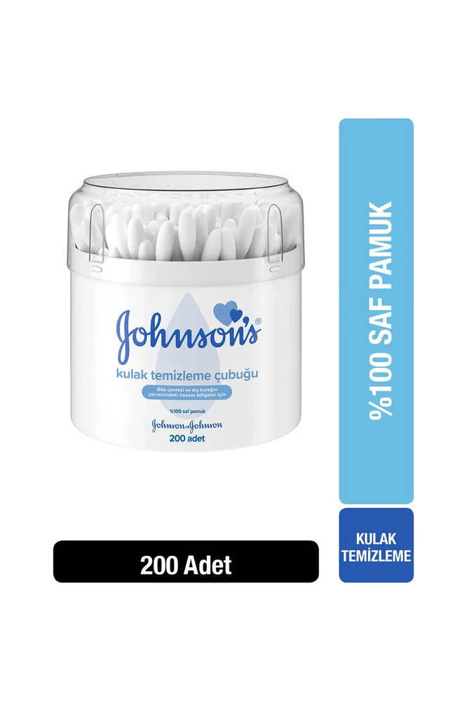 Johnson's Baby Kulak Temizleme Çubuğu 200'lü