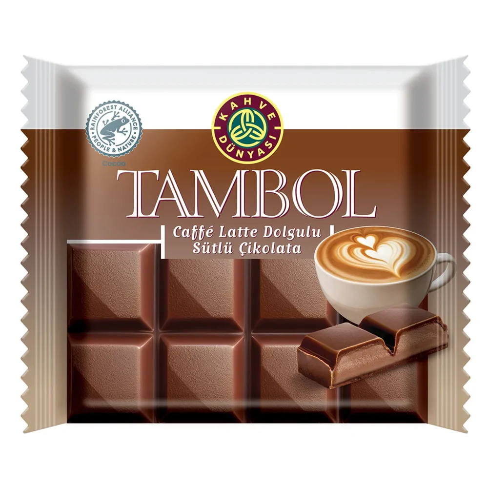 Kahve Dünyası Tambol Caffe Latte Dolgulu Çikolata 100 Gr