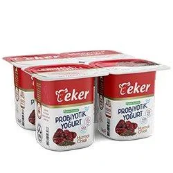 Eker Probiyotik Chia&Hurmalı Yoğurt 4*100 Gr