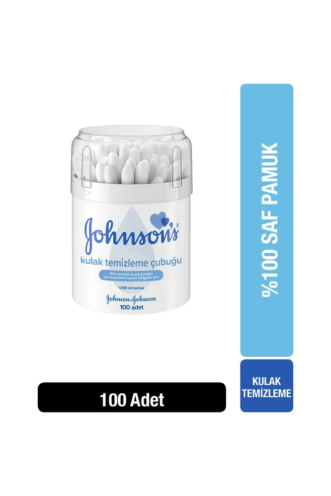 Johnson's Baby Kulak Temizleme Çubuğu 100'lü