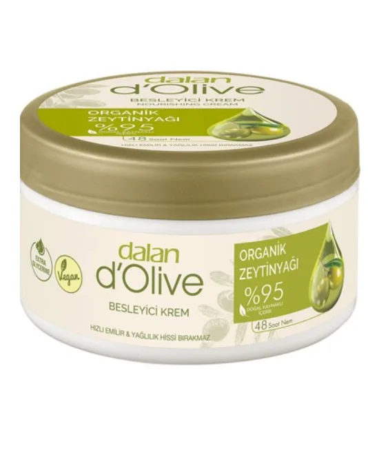 Dalan D'olive Aloe Vera Özlü Kapaklı Kavanoz Krem Ml