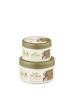 Dalan D'olive Hindistan Cevizli Kapaklı Kavanoz Krem Ml