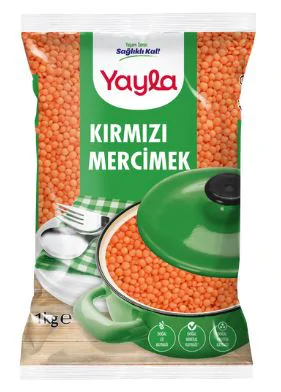 Yayla Kırmızı Mercimek 1 Kg