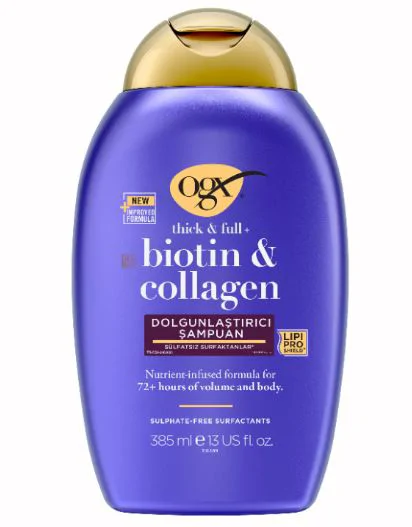 OGX Dolgunlaştırıcı Biotin ve Kolajen Şampuan 385 ml