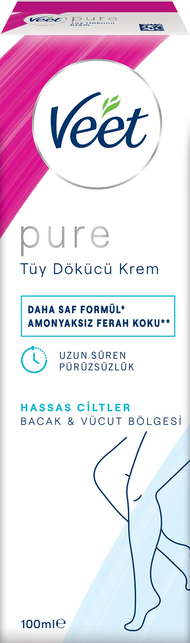 Veet Hassas Ciltler İçin Tüy Giderici Krem 100 Ml