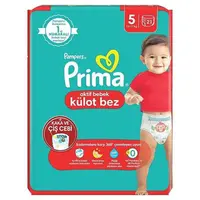 Prima Aktif  5 Beden 12-17 Kg 21 Adet Bebek Külot Bez