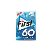 First 60 Dakika Nane Aromalı Şekersiz Sakız 28 Gr