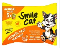 Smile Cat Flowpack 425gr (5*85gr) Yetişkin Kedi Tavuklu Mama