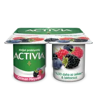 Activia Doğal Probiyotikli Orman Meyveli Yoğurt 4*100 Gr