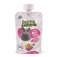 Jungle Et Ezmesi Taze Ördekli&Bal Kabaklı Kedi Ödül Maması 90 Gr