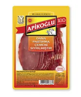 Apikoğlu Dana Çemeni Sıyrılmış Pastırma 90 GR