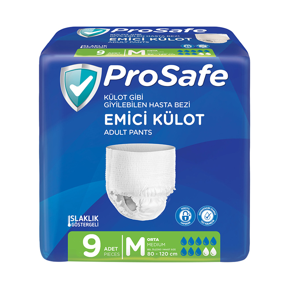 Prosafe Emici Külot Orta 9 lu
