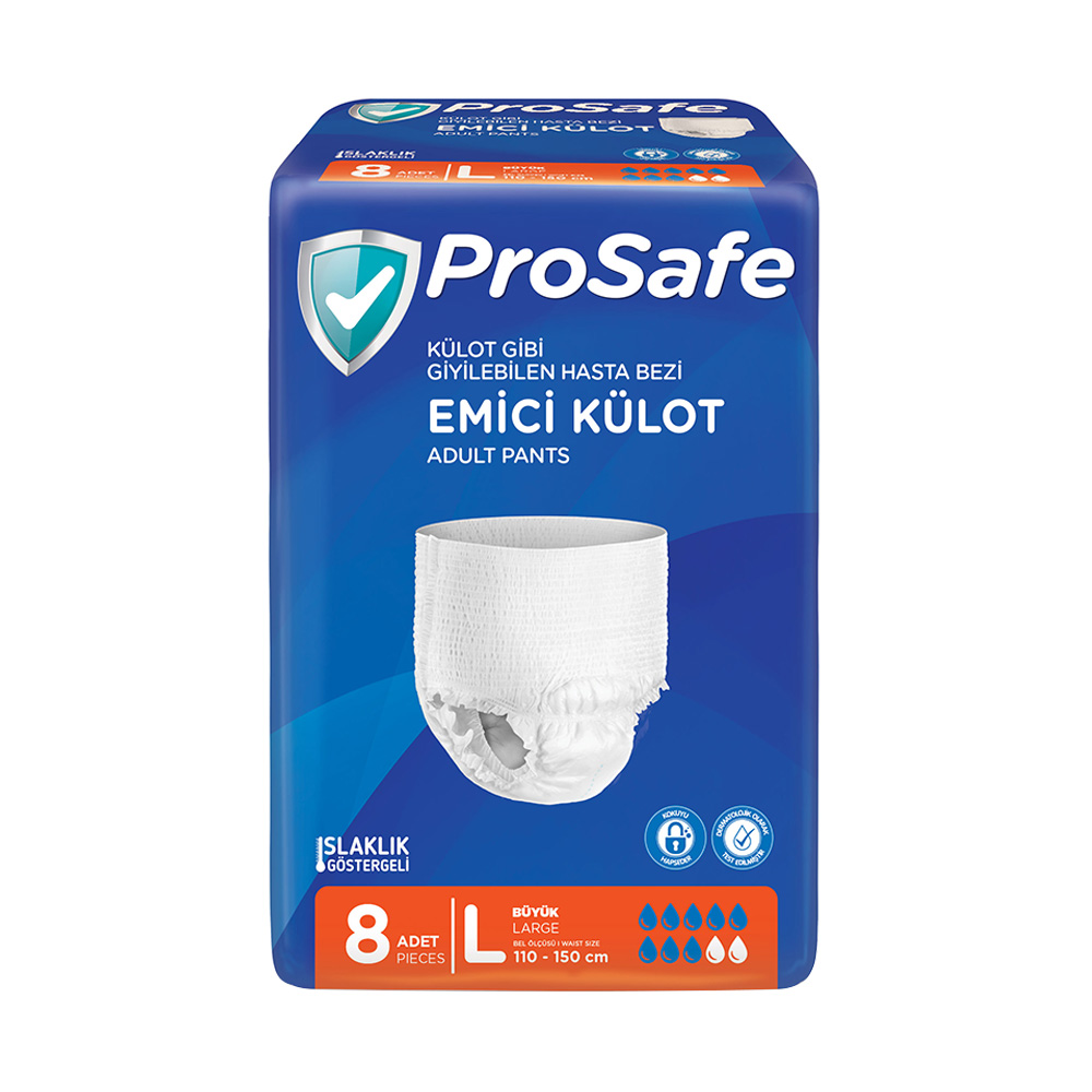 Prosafe Emici Külot Büyük 8 li