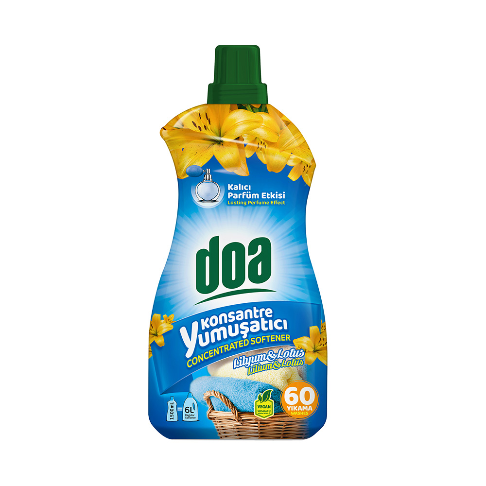 Doa Konsantre Yumuşatıcı Lili & Lotus Çiçeği 1500 60 Yıkama