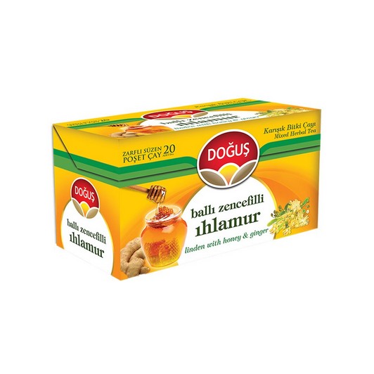 Doğuş Ballı Zencefilli Ihlamur Bardak Poşet 20'li 30 gr