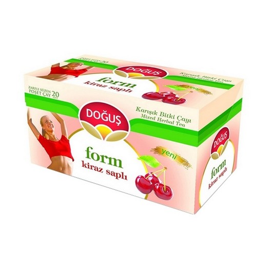 Doğuş Form Kiraz Saplı Bitki Çayı 20'li 36 gr