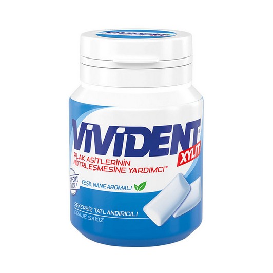 Vivident Şişe Draje Yeşil Nane 67 gr
