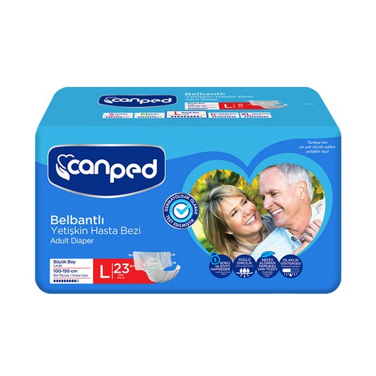 Canped Büyük Boy Belbantlı 23 lü